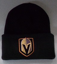 Vegas Golden Knights NHL Hockey Embroidered Knit Beanie Hat New - £14.14 GBP