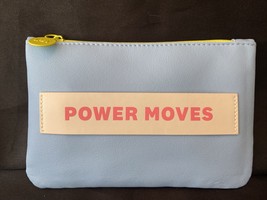New! Ipsy Glam Bag March 2022 Makeup Bag - Power Moves Blue Ivory Neon Green - £4.63 GBP