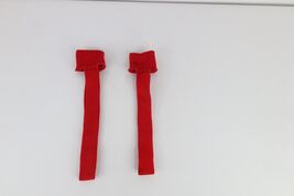 Vtg 40s 50s Distressed Knit Striped Athletic Uniform Stirrup Socks Red M... - $39.55