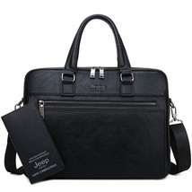 JEEP BULUO Brand High Quality Men Business Briefcase Bags For 14 inch laptop A4  - £77.41 GBP