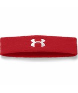 2-UNDER ARMOUR PERFORMANCE HEADBANDS 2 PER ORDER NEW RED - £7.06 GBP