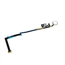 Home Button Flex Cable WHITE(Biometrics Don&#39;t Work) for iPad 5 2017/iPad... - £7.44 GBP