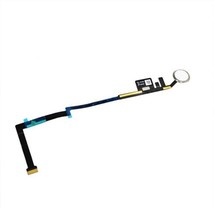 Home Button Flex Cable WHITE(Biometrics Don&#39;t Work) for iPad 5 2017/iPad... - $9.46