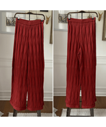 M Missoni Rust Red Orange Crochet-Knit Wide-Leg Pants $1,000 40 S - $274.70 CAD