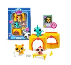 Littlest Pet Shop Walmart Generation 7 Tiki Jungle Play Pack 3 Pets Seri... - $13.79