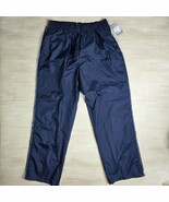 Vintage Y2K Reebok Track Pants Windbreaker Lined Navy Active Size XL NEW - €43,05 EUR