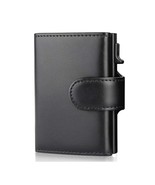 Fashion Men&#39;s Automatic Pop Up  Wallet with Coin Pocket RFID Protect Alu... - £81.78 GBP