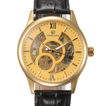 Foreign Trade Jaragar/Forsining Watch Hollow Manual Mechanical Watch Belt Watch - £34.80 GBP