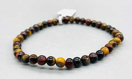 4mm Tiger Eye Tri Color Bracelet - £21.09 GBP