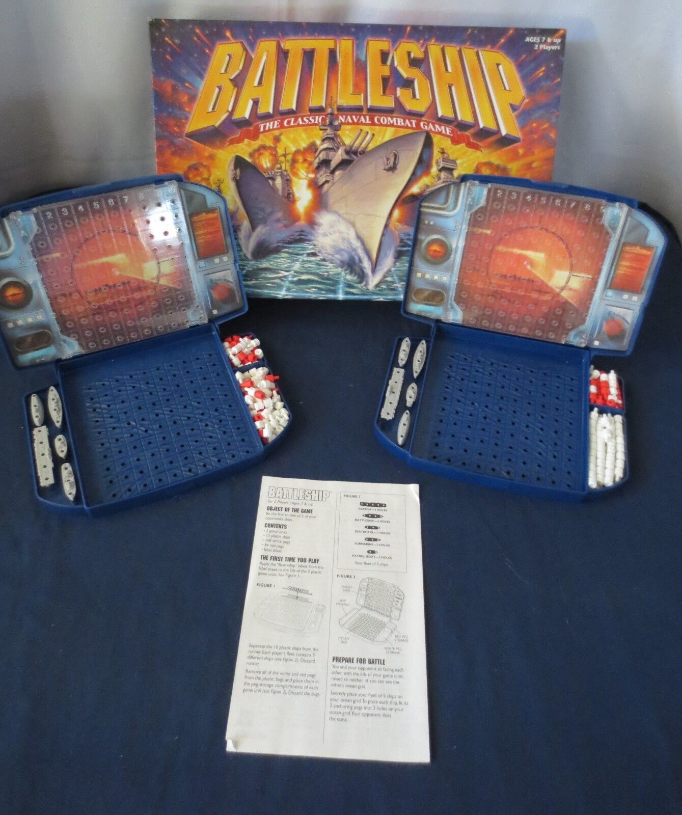 2002 BATTLESHIP Board Game: The Classic Naval Combat Game Complete - $25.00