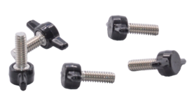 1/4 - 20&quot; X 1&quot; Thumb Screws with Tee Wing Knob  Delrin Head  SS  10 per package - £14.48 GBP