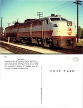 Train Railroad Canadian Pacific ALCO FA1 The Beav Boxy Structure Canada Postcard - £6.75 GBP