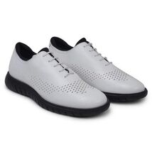 Belvedere Men's Shoes Maxim Wingtip Rich Patent Leather White Sneaker image 2