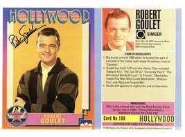  ROBERT GOULET AUTOGRAPHED SIGNED 8 x 11 Cardstock PICTURE PHOTO w/COA S... - £15.71 GBP