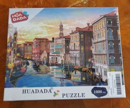 Huadada Grand Canal Of Venice 1000 pc Jigsaw Puzzle ( Factory Sealed &amp; N... - £10.07 GBP