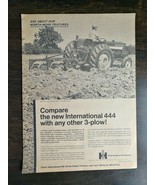 Vintage 1969 International Harvester 444 Farm Tractor Full Page Original Ad - £5.21 GBP