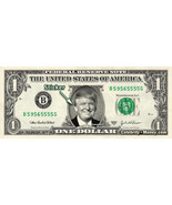DONALD TRUMP on a REAL Dollar Bill Cash Money Collectible Memorabilia Ce... - $8.88