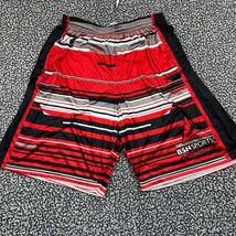 BSN Sports Lacrosse Athletic Shorts Men Large Red Black Drawstring Size ... - $418.20 MXN