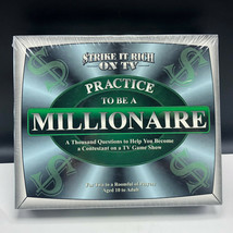 TDC GAMES PRACTICE TO BE A MILLIONAIRE new sealed trivia board strike ri... - $16.78