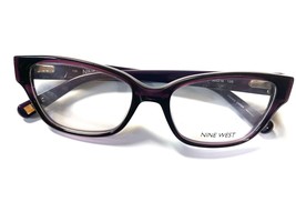 NINE WEST NW5105 515 Purple Crystal 50-16-135 Eyeglasses Frames Flex Hin... - $27.72