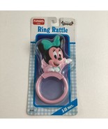 Playskool Disney Babies Minnie Mouse Pink Ring Rattle Infant Toy Vintage... - €21,29 EUR