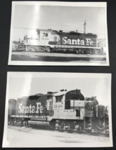 2 Atchison Topeka &amp; Santa Fe Railway Railroad ATSF #3148 GP20 Locomotive Photo - £7.46 GBP