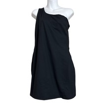 Girlfriend Collective Bianca One Shoulder Dress 6080 Black Size XL New - $903.23 MXN