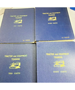 4 Tractor and Equipment Training Booklets Complete Set 1956 Farming Used... - £19.26 GBP