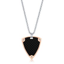22&quot; Unisex Necklace Stainless Steel 377704 - £39.40 GBP