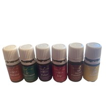 Young Living Essential Oils Lot Valor DiGize Scared Frankincense Joy Peppermint - $70.11