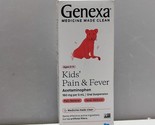 Genexa Kids Pain &amp; Fever Oral Reliever Reducer Acetaminophen Ages 2-11 1... - £6.87 GBP