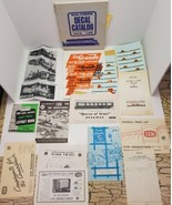 Vtg Walthers Atlas Rio Grand Railroad Toy Train HO Decals Catalog Paper ... - $29.02