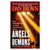 ANGELS &amp; DEMONS Dan Brown Paperback Book Thriller Suspense Religion God ... - £11.04 GBP