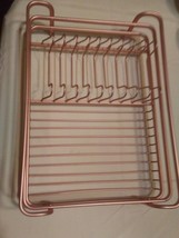 rose gold dish rack - $23.74