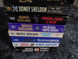 Sidney Sheldon lot of 7 suspense Paperbacks - £10.92 GBP
