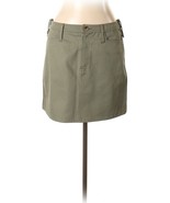 D&amp;G by DOLCE &amp; GABBANA Army Green Casual Cotton Logo Skirt - Size 10 - £156.12 GBP