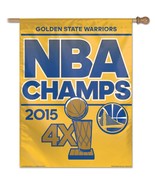 Golden State Warriors 27&quot;x37&quot;2015 NBA Champions Vertical Flag Ships from... - £10.26 GBP