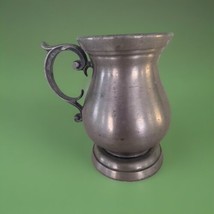 Pewter Mug Tankard, Hallmarked &quot;Peltro&quot; Made in Italy 4 3/4&quot; tall Beer S... - $14.71