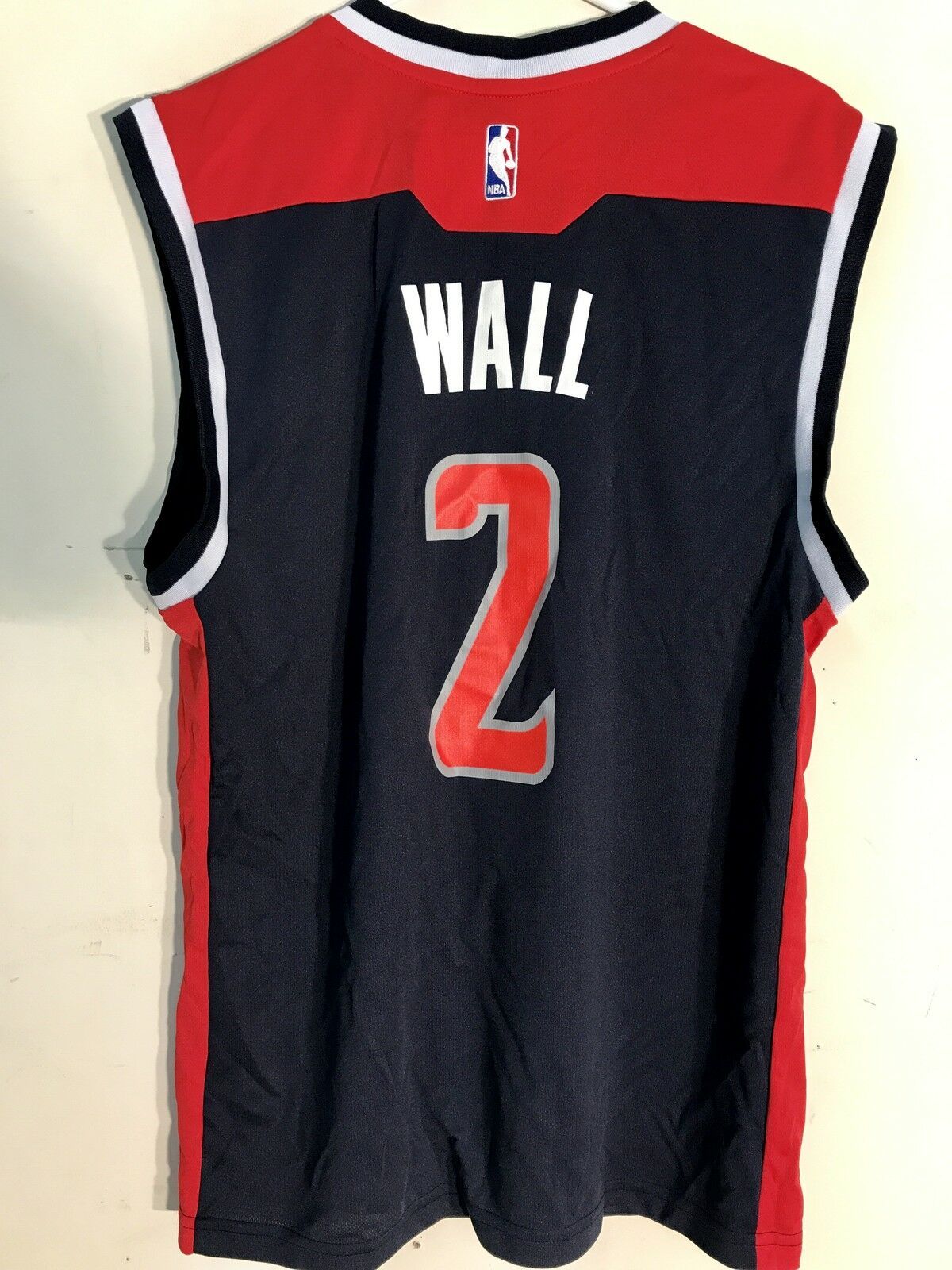 Primary image for Adidas NBA Jersey Washington Wizards John Wall Navy sz S