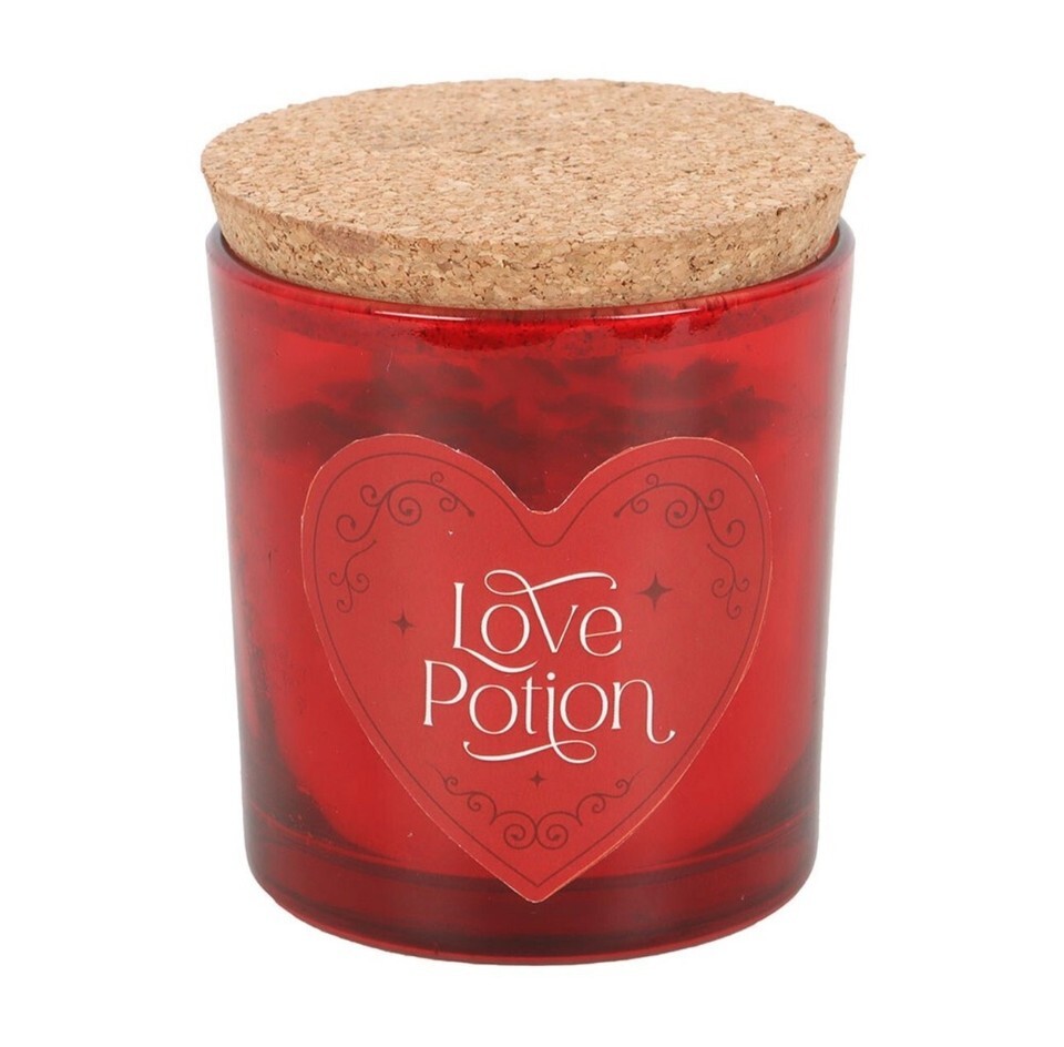 Love Potion Raspberry Crystal Chip Candle Item image 3