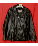 Wilson Leather Women’s XL Classic Black Jacket Zip Up Banded Back - €40,28 EUR