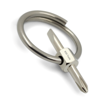 Keychain Screwdriver Tiny Bit with Phillips/Flat Head - Small Pocket EDC... - $182.84 MXN