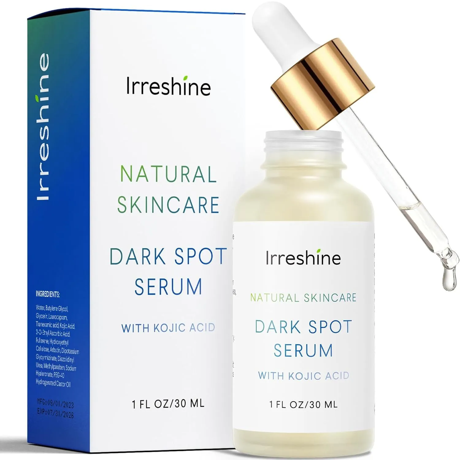 Dark Spot Corrector Serum with Kojic Acid for Face &amp; Body, All Skin Type... - £23.95 GBP
