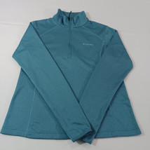 Columbia XK4092 Omni-Wick Men’s Teal 1/4 Zip Pullover Sweatshirt Size Me... - $24.74