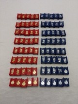 Vintage 70s Stratego Blue And Red Player Board Game Replacement Pieces - $39.19