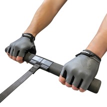 Fingerless Rowing Gloves. Perfect Fitness Gloves For Rowing Machine, Exercise Bi - £29.67 GBP