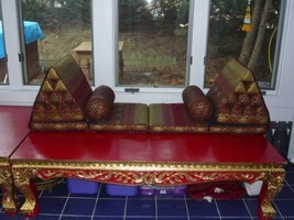 Thai Classic Low Table/Seats/Bed (Tung) - £1,957.84 GBP