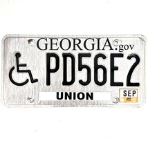 2012 United States Georgia Union County Disabled License Plate PD56E2 - $18.80