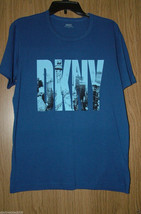 DKNY Men&#39;s Logo/Graphics S/S Tshirt, Blue Color, Size M, NWT. 100% Authe... - £22.32 GBP