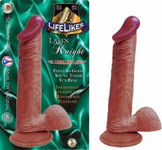 LIFELIKES 8 INCH LATIN KNIGHT DILDO SUCTION CUP DONG - €33,05 EUR